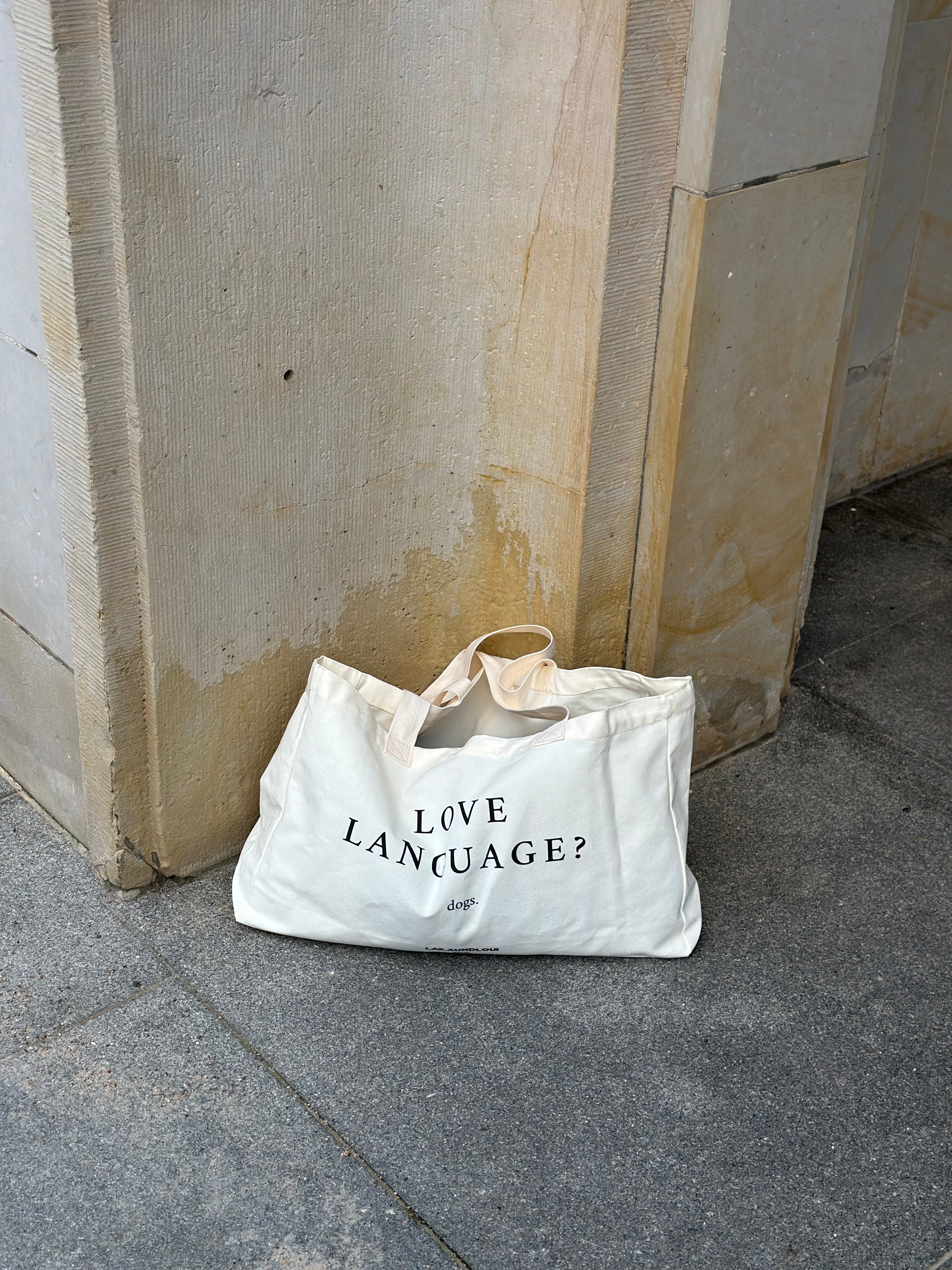 XL TOTE BAG l LOVE LANGUAGE