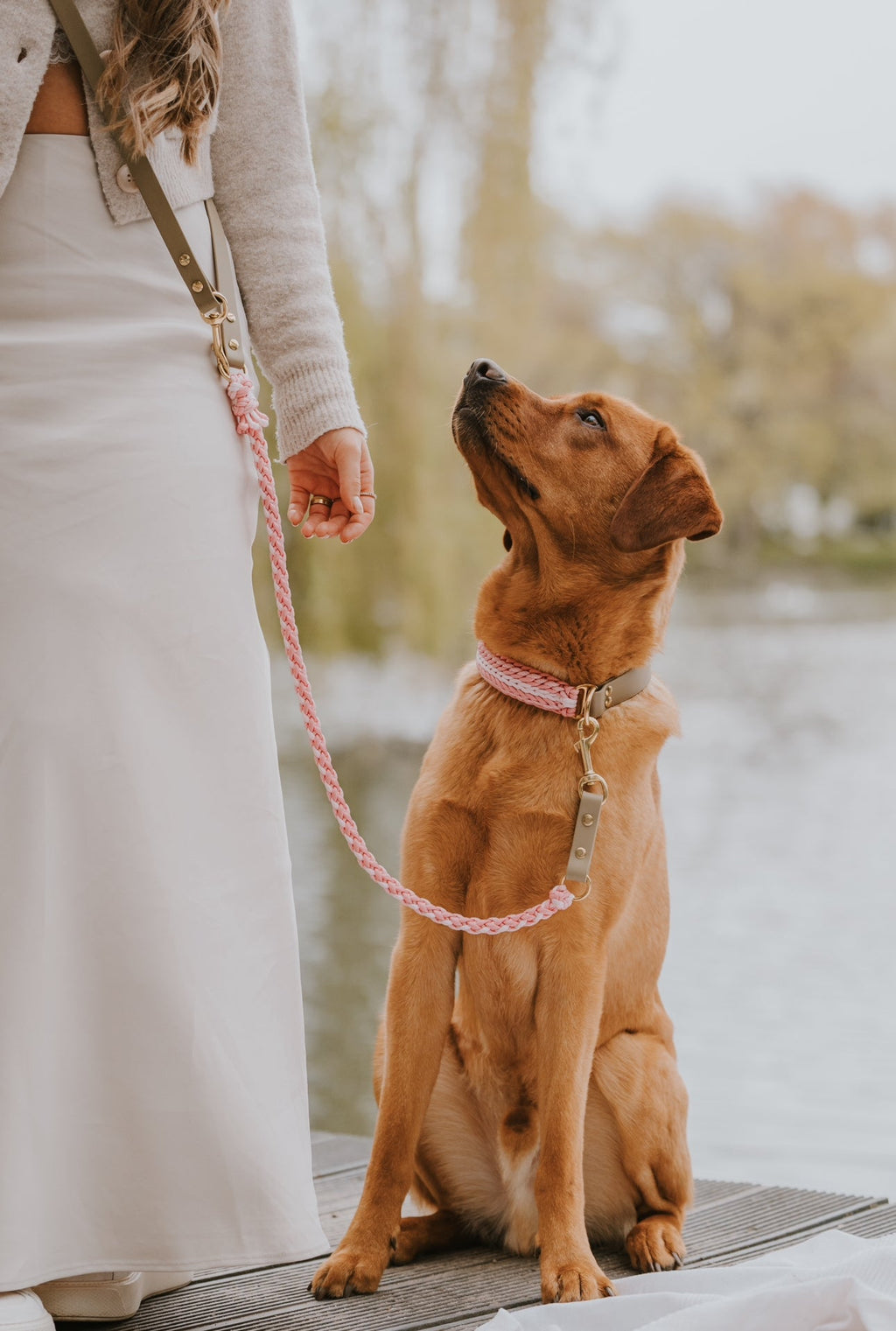 PARACORD HALSBAND l PINK BLOSSOM